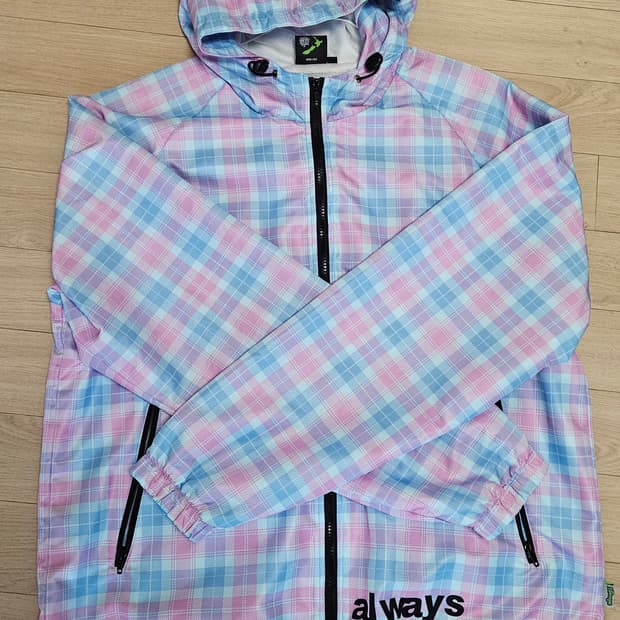 Always 플레이드 체크 자켓
