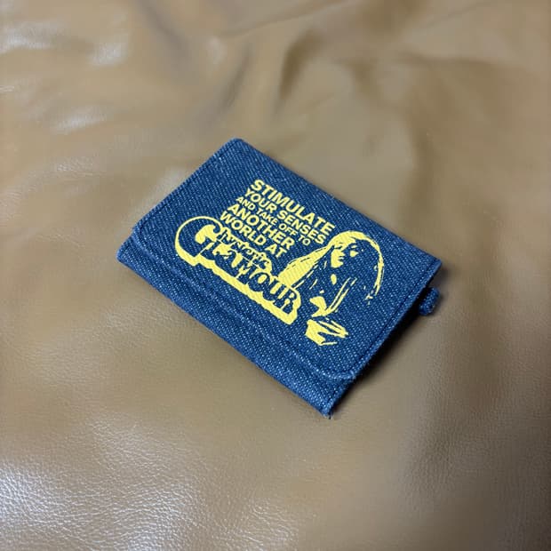 Hysteric Glamour 히스테릭글래머 데님 카드 코인 케이스