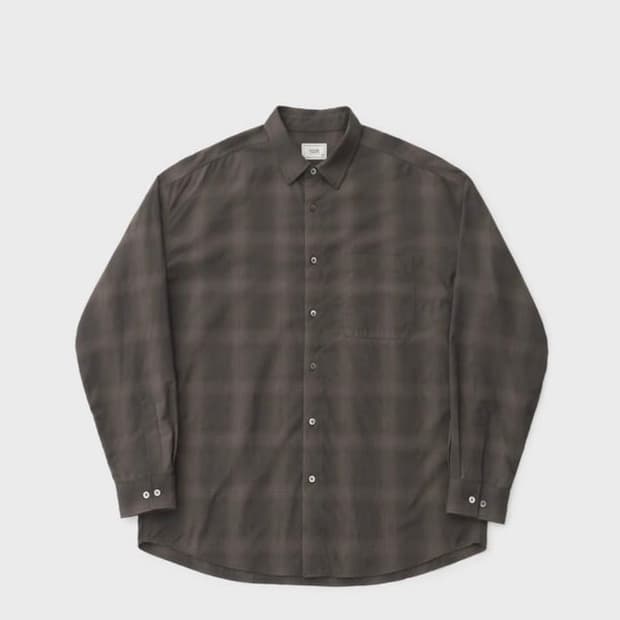 어나더오피스 Relax Ombre Shirt (Brown - Ombre)