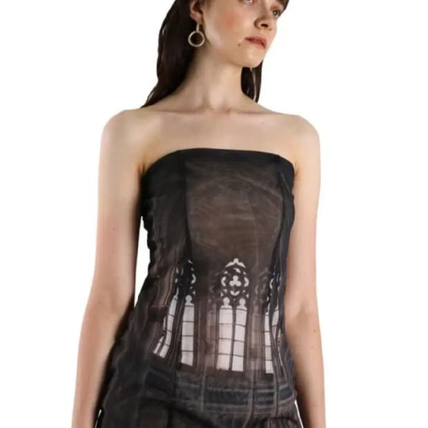 2000아카이브 cathedral dress