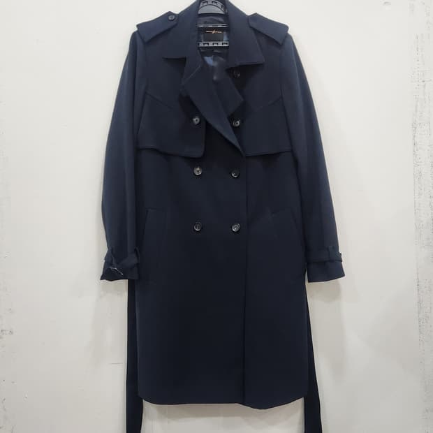 [66] 나인식스뉴욕 96 차르르 트렌치 코트 네이비 여성 66