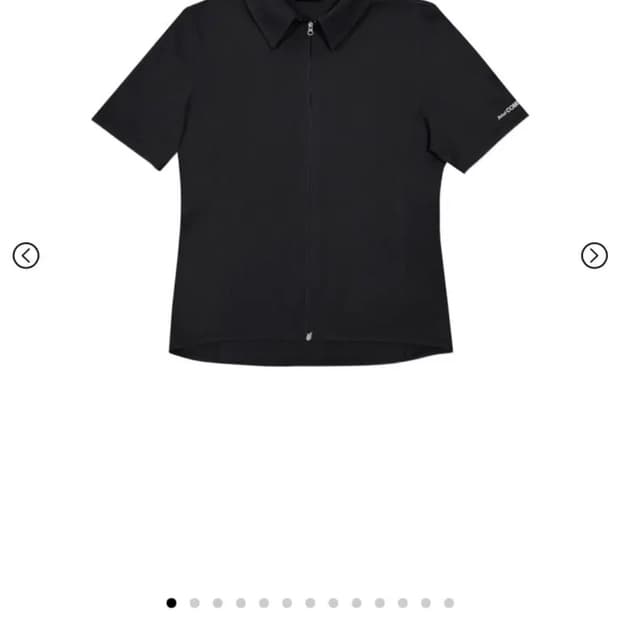 지초이컴포트 25-002 ZIP SHIRT 블랙 1
