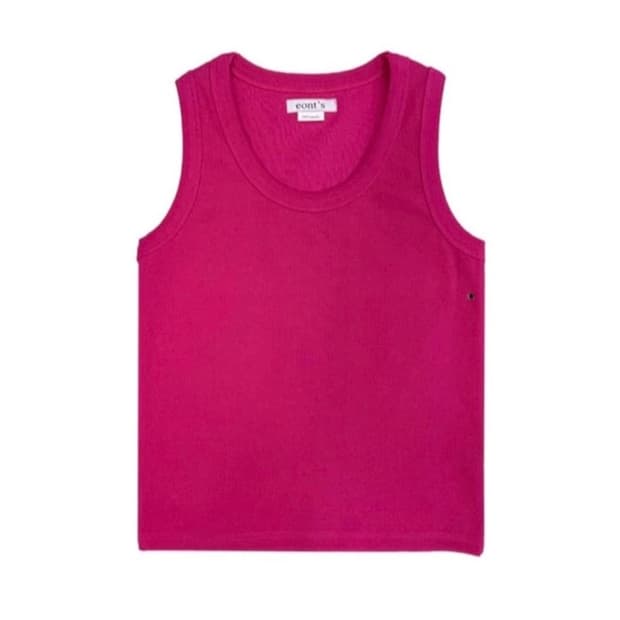 에옹쓰 나시 슬리브리스 핑크