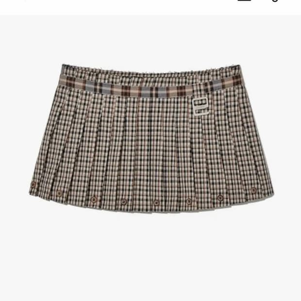 글로니 러셀 플레이드 미니 스커트 RUSSELL PLAID MINI SK