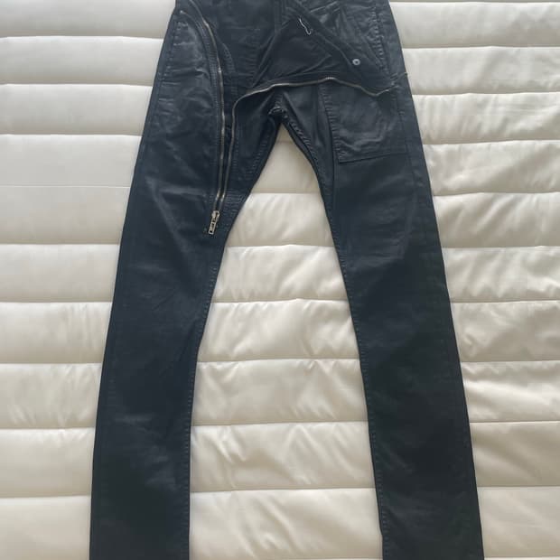 Rick owens fw15 aircut denim jean