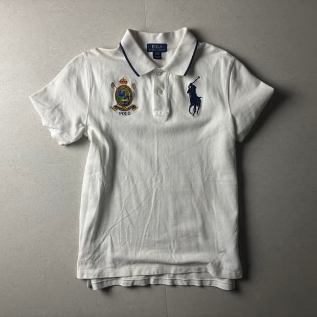 폴로 빅포니 자수 카라티