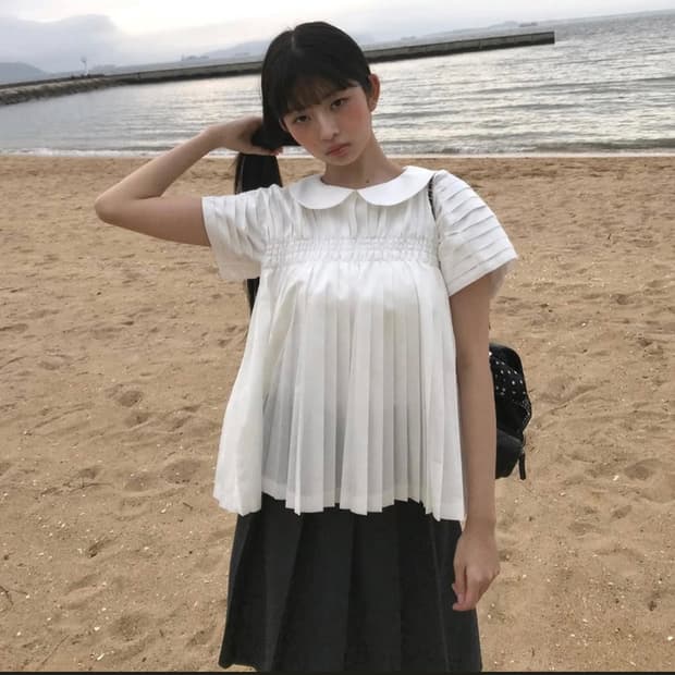 아이브 레이 블라우스