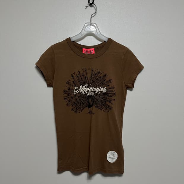 쥬시 꾸뛰르  반팔 티셔츠 브라운 xs