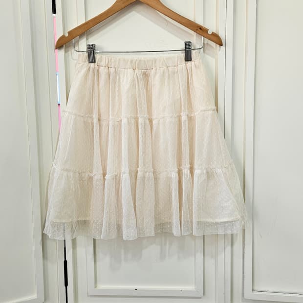 샤 레이어드 캉캉 스커트