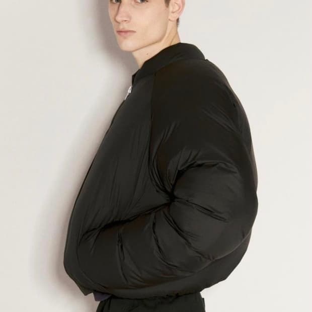 25 FW 엔타이어 스튜디오 스탠다드 카라 필로우 봄버 자켓