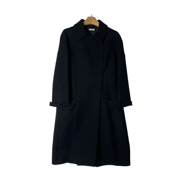 [Miu Miu] 00s 미우미우 더블브레스트 버진울 코트