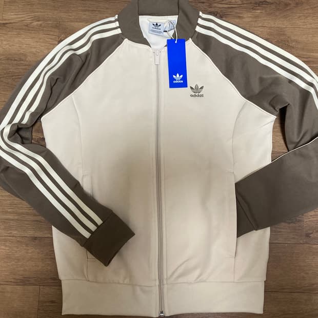 아디다스 베이지 갈색 초코브라운 져지