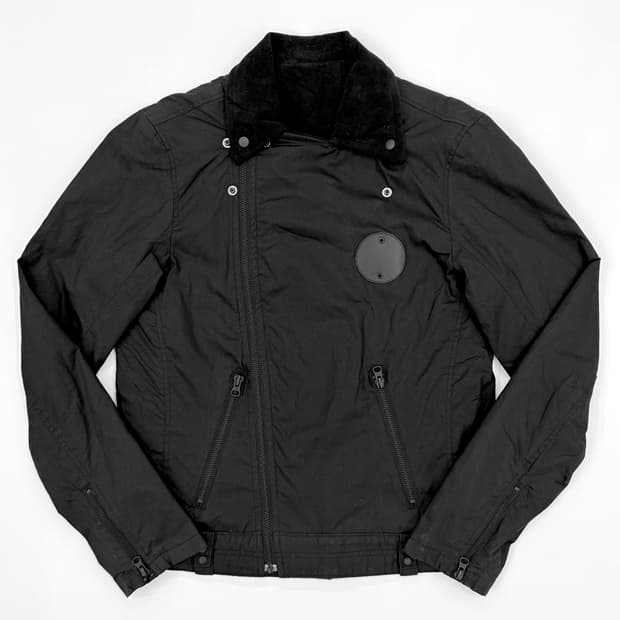 Uniqlo 미니멀 테크 라이더 블루종 자켓 블랙