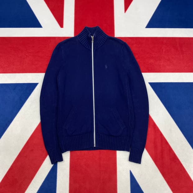 폴로 니트집업 여성 XS 