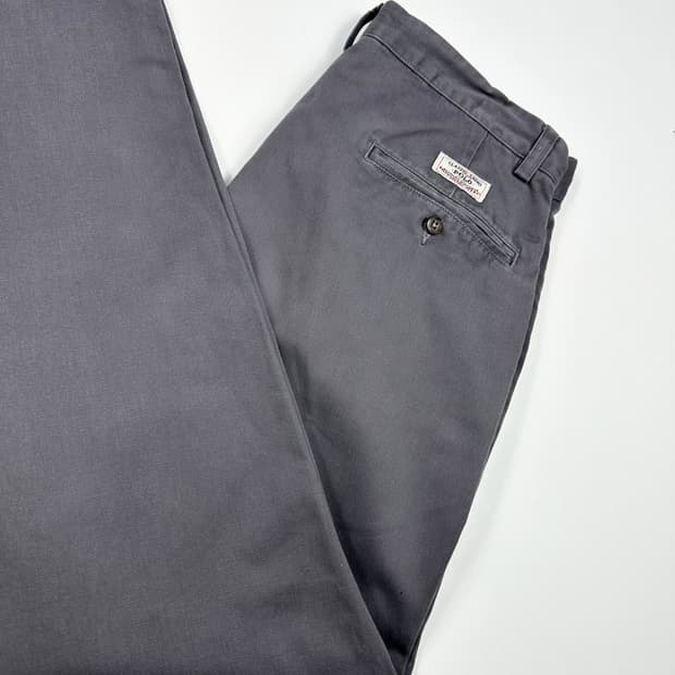 폴로 랄프로렌 포니 차콜 와이드 치노팬츠 (32인치)