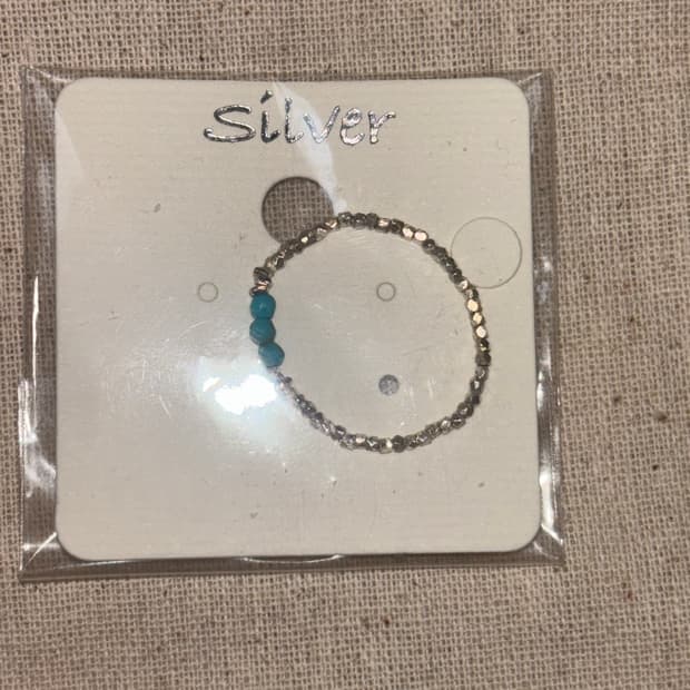 925silver 비즈반지