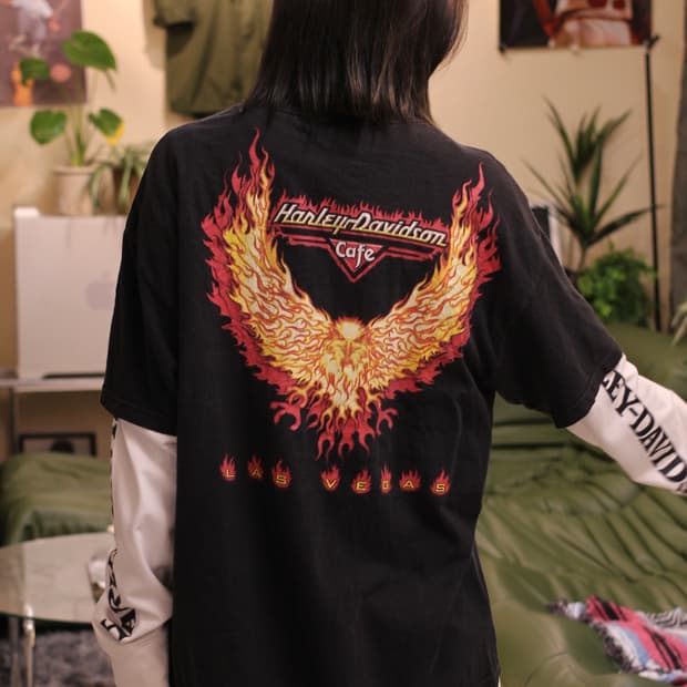 90sUSA  Harley-Davidson Cafe T-shirt