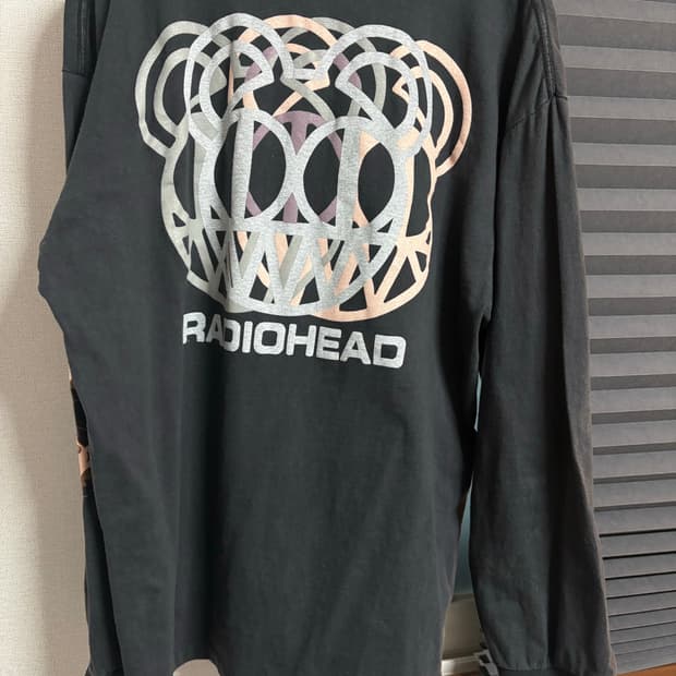 라디오헤드 빈티지 롱슬리브