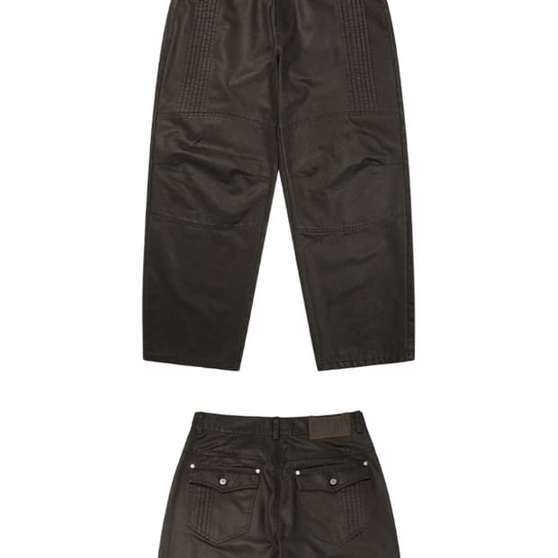 아캄 레더 팬츠