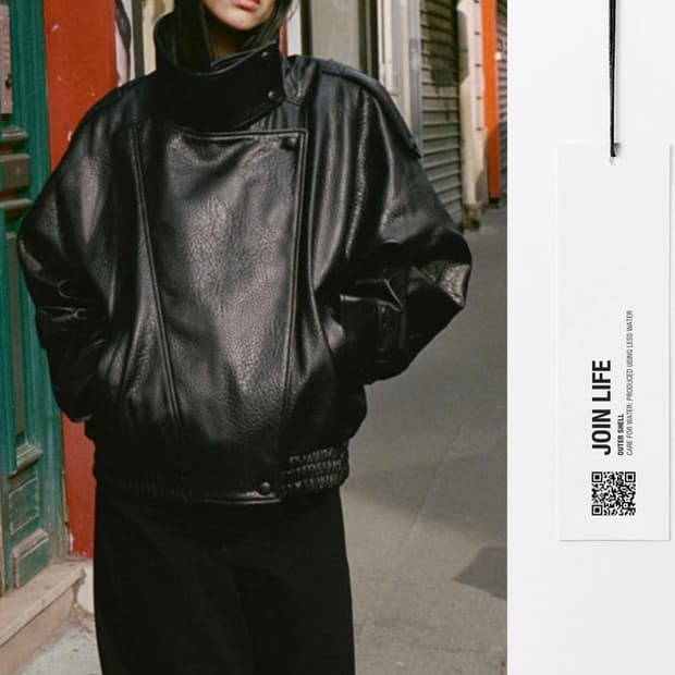 자라 레더 자켓 M사이즈