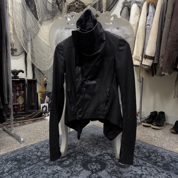 Rick owens 11ss naska leather biker jack