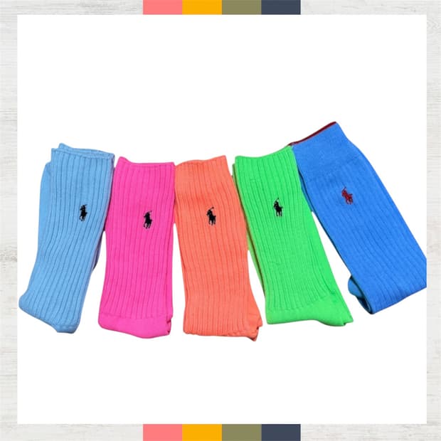 [새상품]폴로랄프로렌 포니 도톰 골지 양말세트