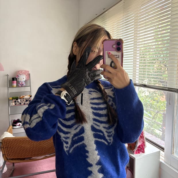 mohair blend knit 니트 (에스)