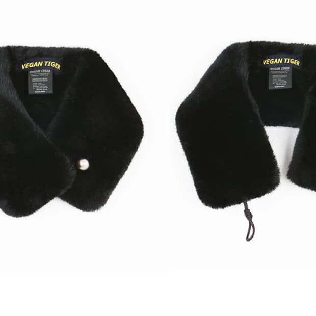 비건타이거 페이크퍼 머플러 목도리