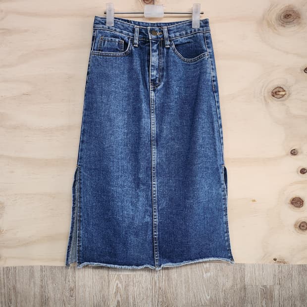 1141) 트임 중청 스커트