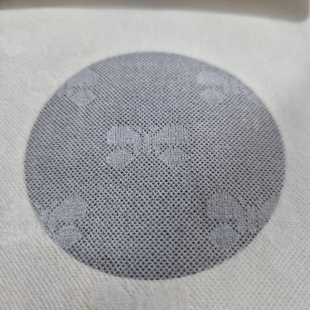 CASUAL 화이트 나비 패턴 팬티스타킹