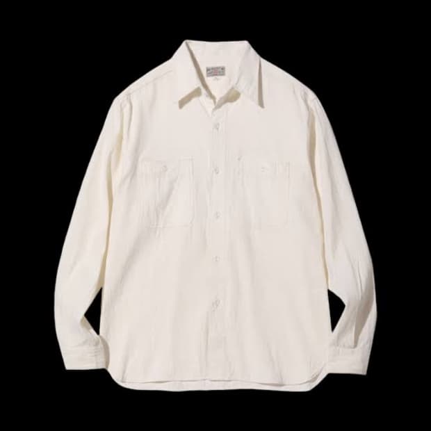[XL] 버즈릭슨 샴브레이 셔츠 화이트
