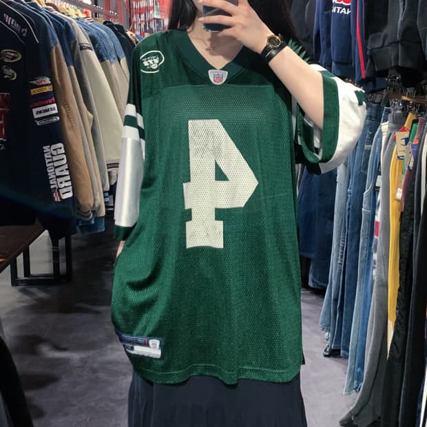 [IM] NFL X REEBOK 뉴욕 제츠 FAVRE No.4 그린