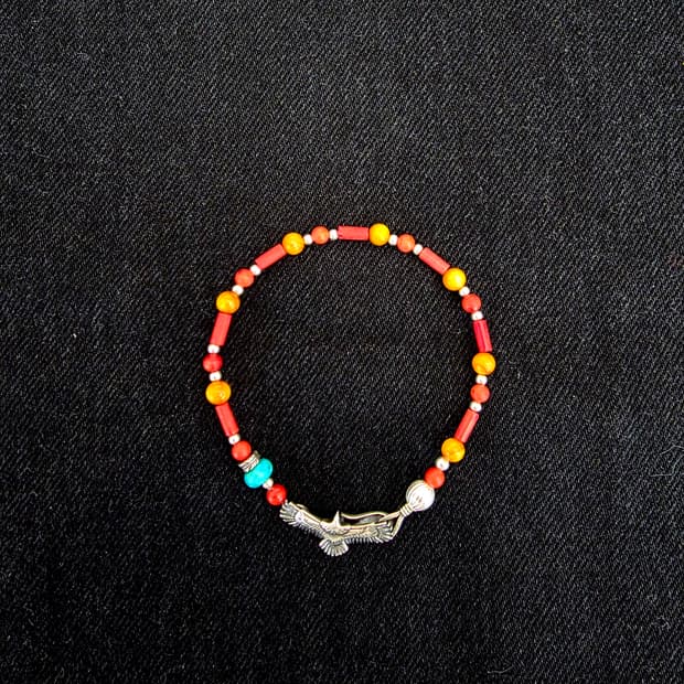 3Cross  silver spirit Navajo bracelet
