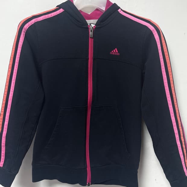 아디다스 후드집업 핑크