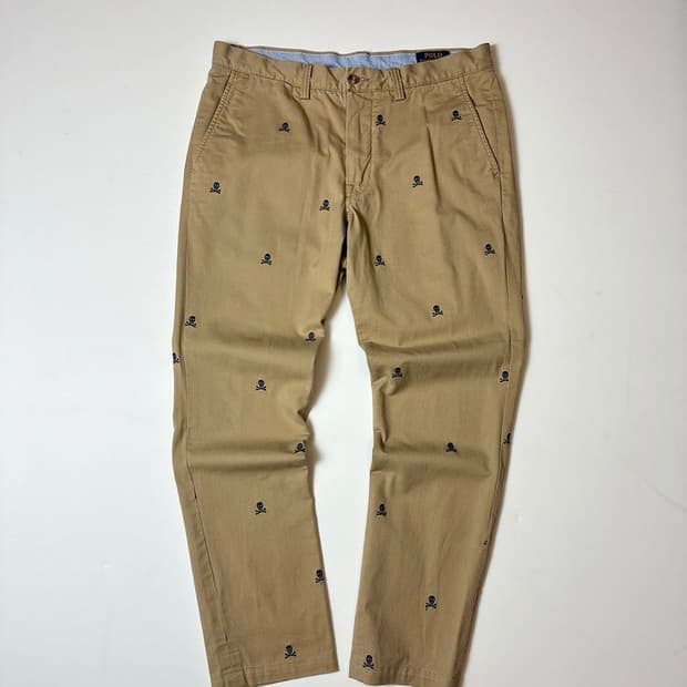 폴로 랄프로렌 스트레치 스컬 앤 크로스본 치노 팬츠 PN8086