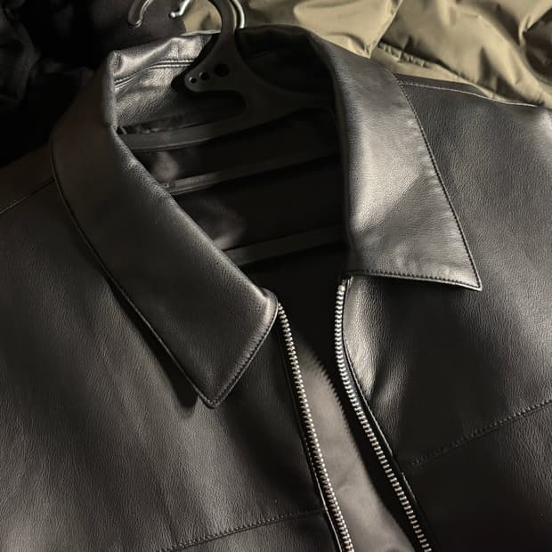 탑텐 가죽 자켓
