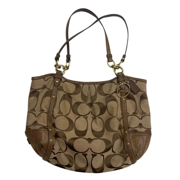 코치 y2k 브라운 숄더백