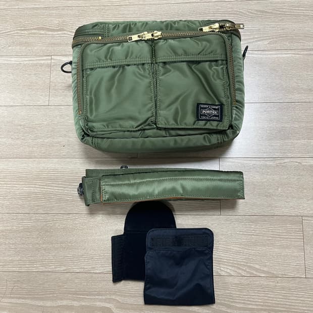 요시다포터 porter 카메라백 탱커 세이지그린