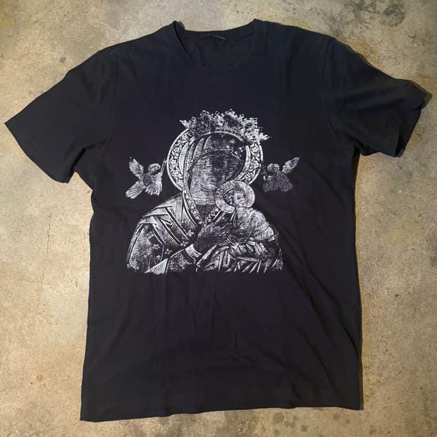 헬무트 랑 Helmut Lang 성모 마리아 아카이브 티셔츠 헬무트 랭