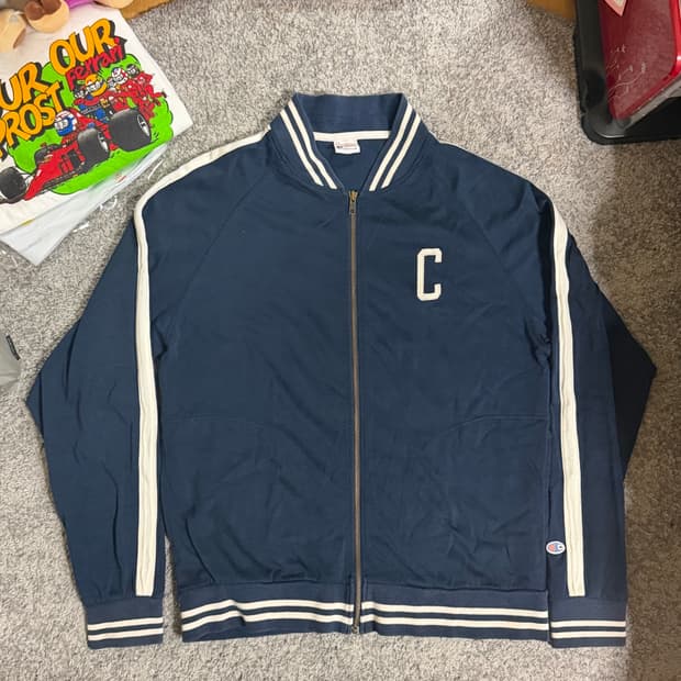 60s 챔피온 러너스택 복각 래글런 트랙자켓
