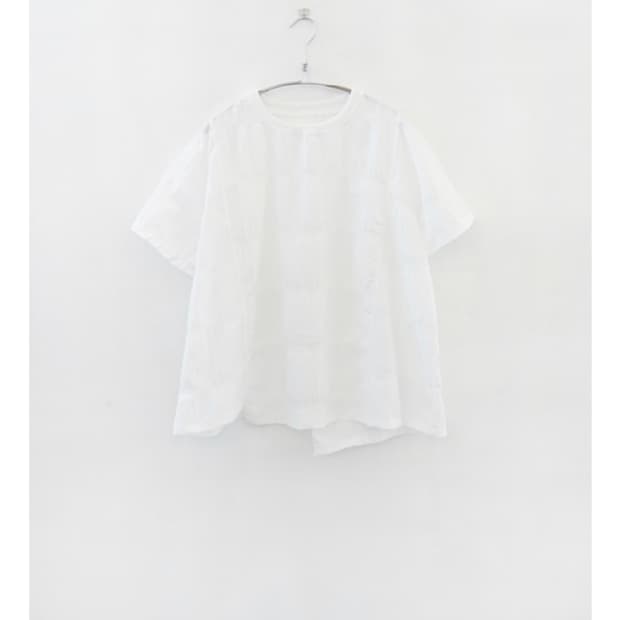 에프터먼데이 square wrinkle blouse 아이보리 상품이미지1