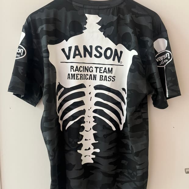 밴슨( Vanson Leathers) BONE 카모 반팔티