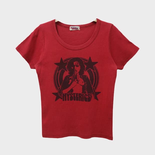 히스테릭 글래머 프린팅 반팔 티셔츠 66806