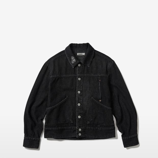 카락터 자켓 Sphinx denim short trucker 00