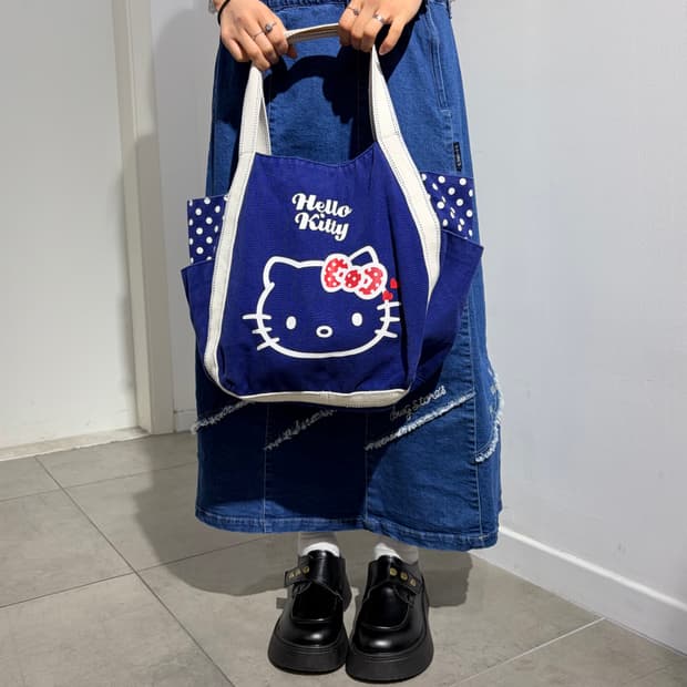 헬로키티 도트 땡땡이 숄더백 가방