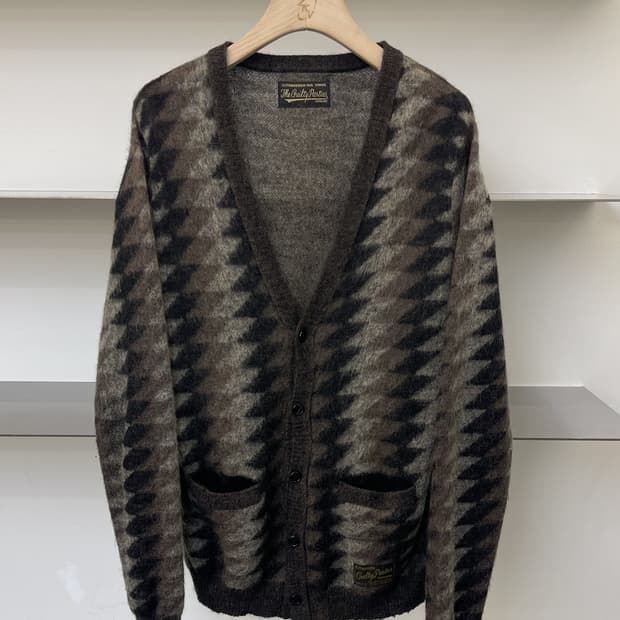 와코마리아 12aw 다이아몬드 모헤어 가디건