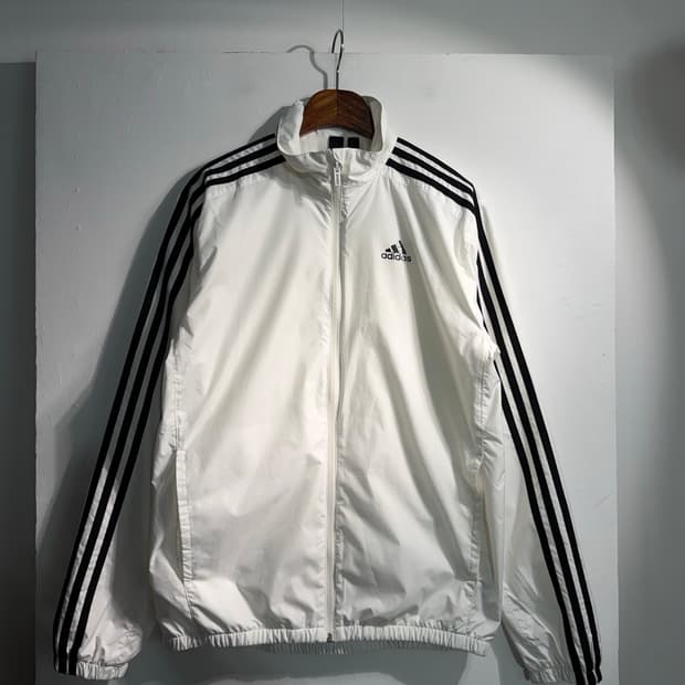 adidas 바람막이 (화이트) 100