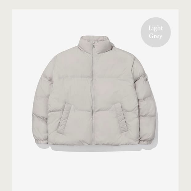 휠라 오버핏 코쿤 볼 패딩