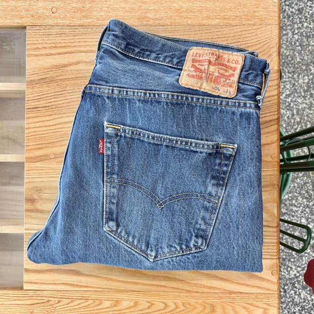 리바이스 501 스트레이트 데님 (36)