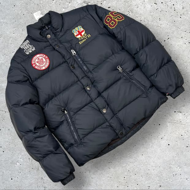 [M] 타미힐피거 패딩 Varsity 85 블랙 A710
